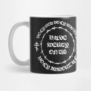 Trisagion Prayer Eastern Orthodox Gothic Mug